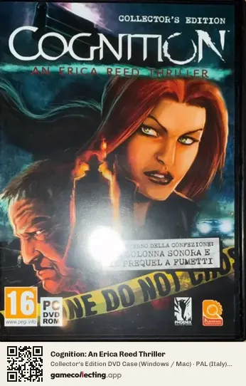Cognition: An Erica Reed Thriller Computer, Italy box front