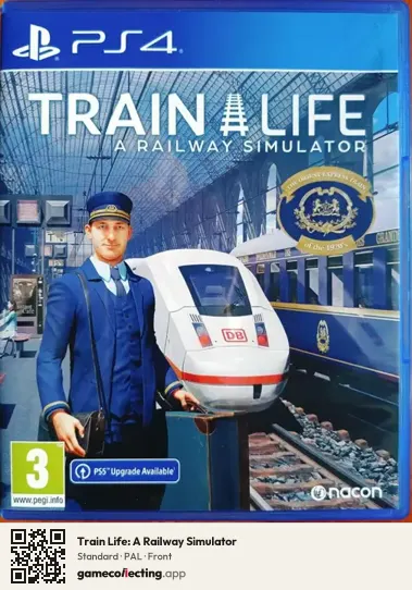 Train Life: A Railway Simulator PlayStation 4, PAL box front