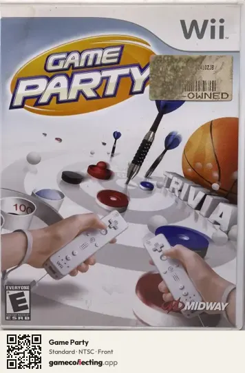 Game Party Nintendo Wii, NTSC box front