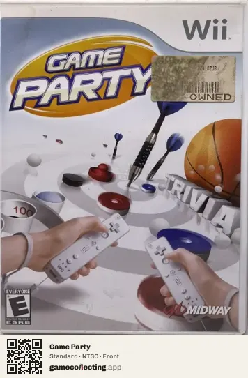 Game Party Nintendo Wii, NTSC box front