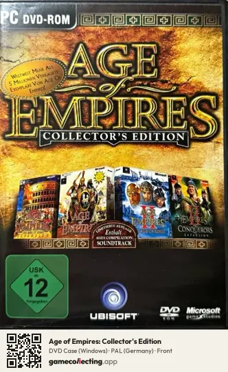 Age of Empires: Collector's Edition Computer, Germany box front