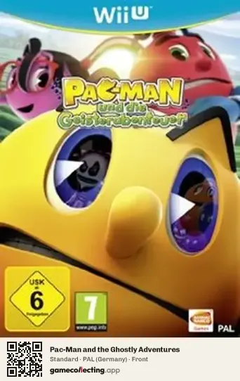 Pac-Man and the Ghostly Adventures Nintendo Wii U, Germany box front