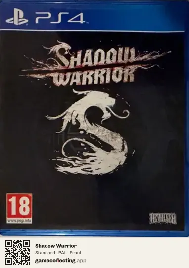 Shadow Warrior PlayStation 4, PAL box front