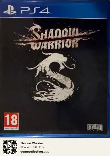 Shadow Warrior PlayStation 4, PAL box front