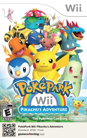 PokéPark Wii: Pikachu's Adventure Nintendo Wii, NTSC box front