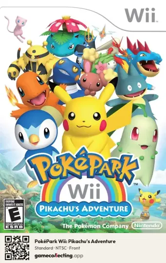 PokéPark Wii: Pikachu's Adventure Nintendo Wii, NTSC box front