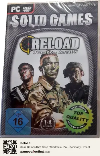 Reload Computer, Germany box front