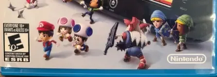 Nintendo Land, the ESRB box on its front