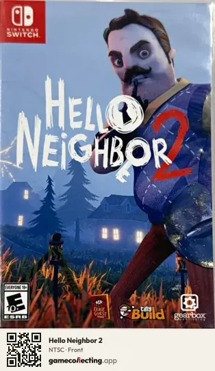 Hello Neighbor 2 Nintendo Switch, NTSC box front