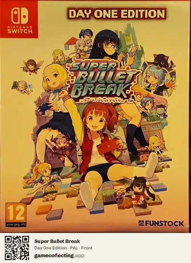 Super Bullet Break Nintendo Switch, PAL box front
