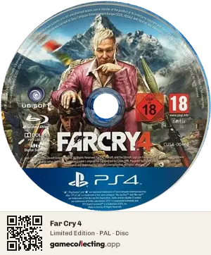 Far Cry 4 PlayStation 4, PAL disc