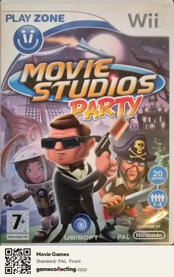 Movie Games Nintendo Wii, PAL box front