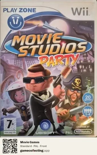 Movie Games Nintendo Wii, PAL box front