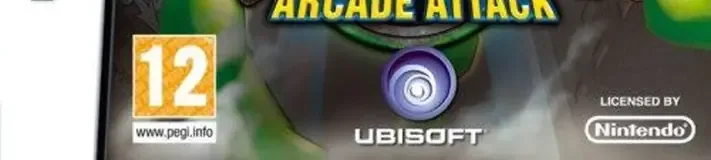 Teenage Mutant Ninja Turtles: Arcade Attack, the PEGI square on its front
