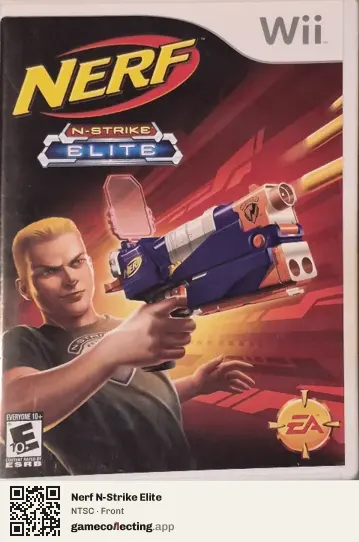 Nerf N-Strike Elite Nintendo Wii, NTSC box front