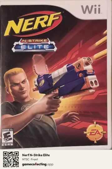 Nerf N-Strike Elite Nintendo Wii, NTSC box front