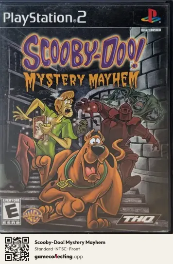 Scooby-Doo! Mystery Mayhem PlayStation 2, NTSC box front