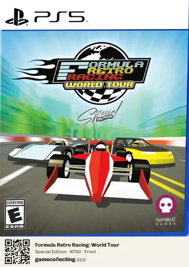 Formula Retro Racing: World Tour PlayStation 5, NTSC box front