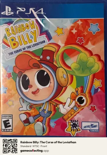 Rainbow Billy: The Curse of the Leviathan PlayStation 4, NTSC box front