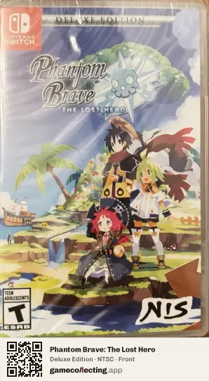 Phantom Brave: The Lost Hero Nintendo Switch, NTSC box front