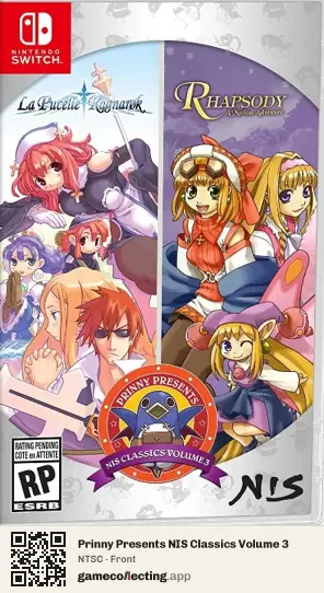 Prinny Presents NIS Classics Volume 3 Nintendo Switch, NTSC box front