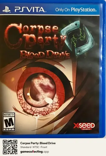 Corpse Party: Blood Drive PlayStation Vita, NTSC box front