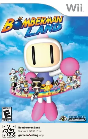 Bomberman Land Nintendo Wii, NTSC box front