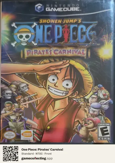 One Piece: Pirates' Carnival Nintendo GameCube, NTSC box front