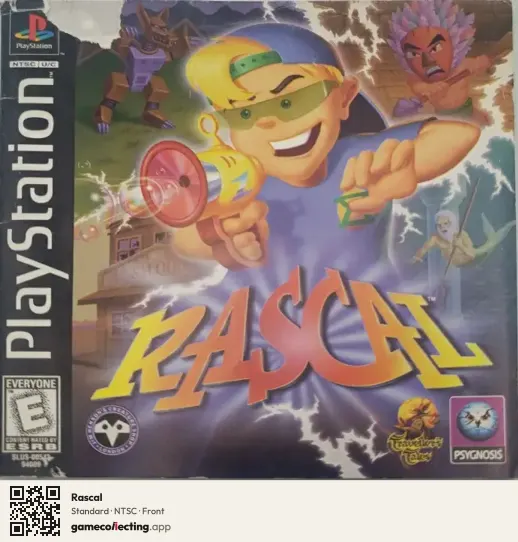 Rascal PlayStation, NTSC box front
