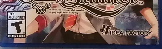 Omega Quintet, the ESRB box on its front