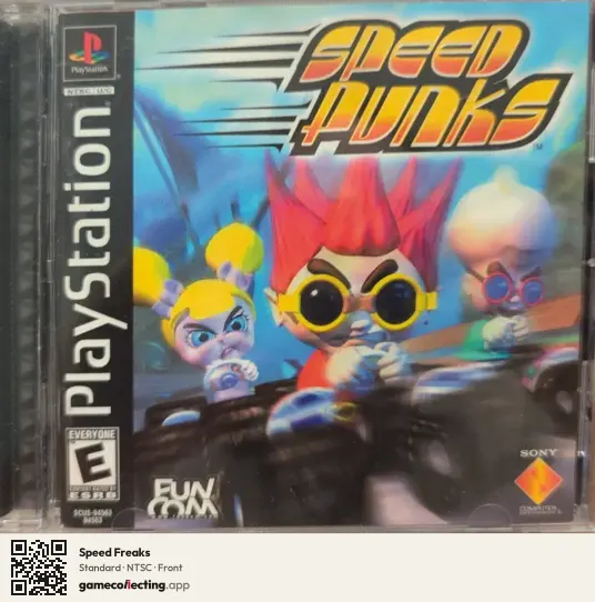 Speed Freaks PlayStation, NTSC box front
