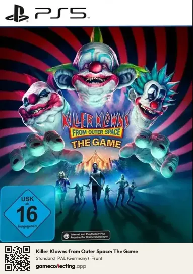 Killer Klowns from Outer Space: The Game PlayStation 5, Germany box front