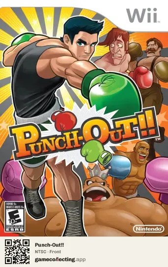 Punch-Out!! Nintendo Wii, NTSC box front