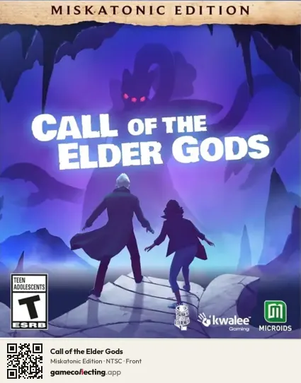 Call of the Elder Gods PlayStation 5, NTSC box front