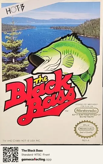 The Black Bass Nintendo Entertainment System, NTSC box front