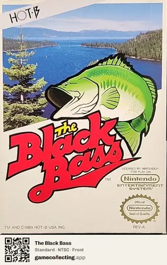 The Black Bass Nintendo Entertainment System, NTSC box front