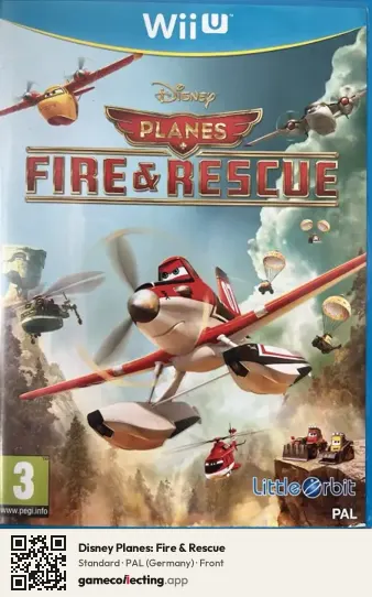 Disney Planes: Fire & Rescue Nintendo Wii U, Germany box front
