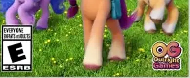 My Little Pony: A Maretime Bay Adventure, the ESRB box on its front