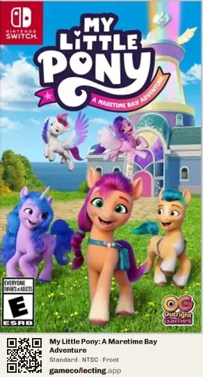 My Little Pony: A Maretime Bay Adventure Nintendo Switch, NTSC box front
