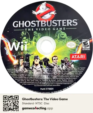 Ghostbusters: The Video Game Nintendo Wii, NTSC disc