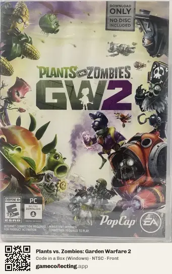 Plants vs. Zombies: Garden Warfare 2 Computer, NTSC box front