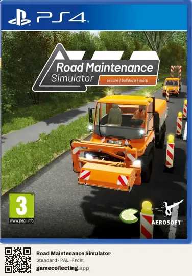 Road Maintenance Simulator PlayStation 4, PAL box front