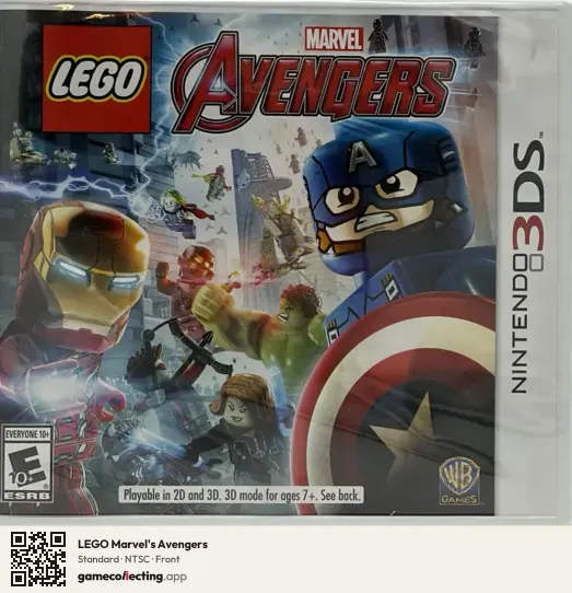 LEGO Marvel's Avengers Nintendo 3DS, NTSC box front