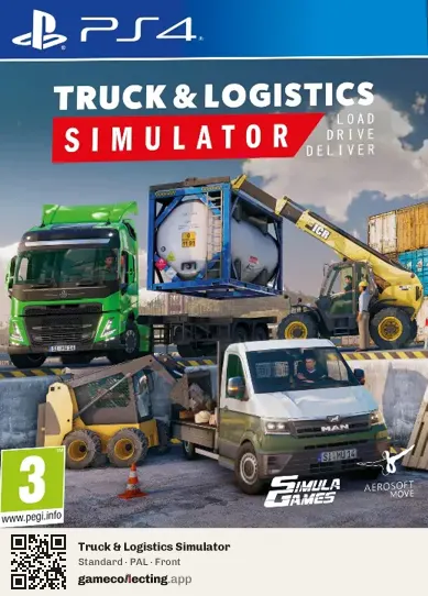 Truck & Logistics Simulator PlayStation 4, PAL box front