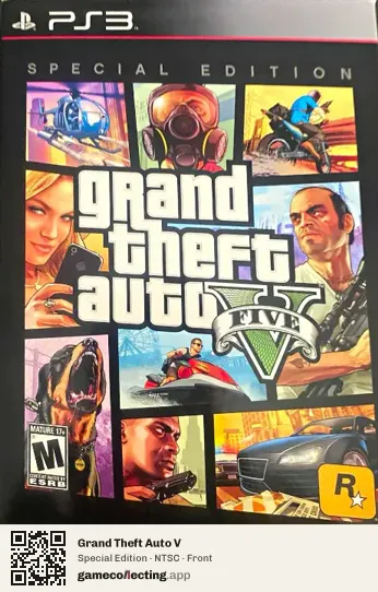 Grand Theft Auto V PlayStation 3, NTSC box front