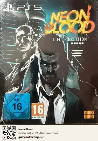 Neon Blood PlayStation 5, Germany box front