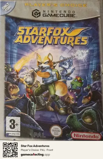 Star Fox Adventures Nintendo GameCube, PAL box front