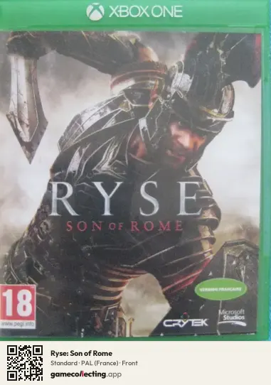 Ryse: Son of Rome Xbox One, France box front