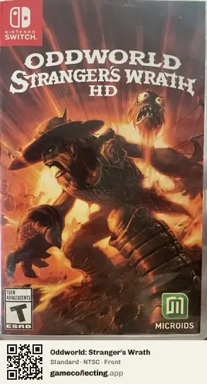 Oddworld: Stranger's Wrath Nintendo Switch, NTSC box front