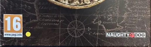 Uncharted 4: A Thief's End, the PEGI square on its front